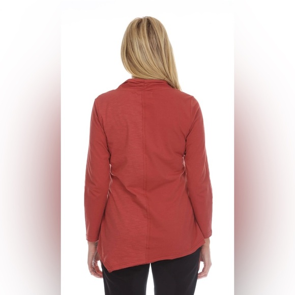 Neon Buddha Tunic long sleeve shirt day to night tunic in chestnut XL - Picture 3 of 11